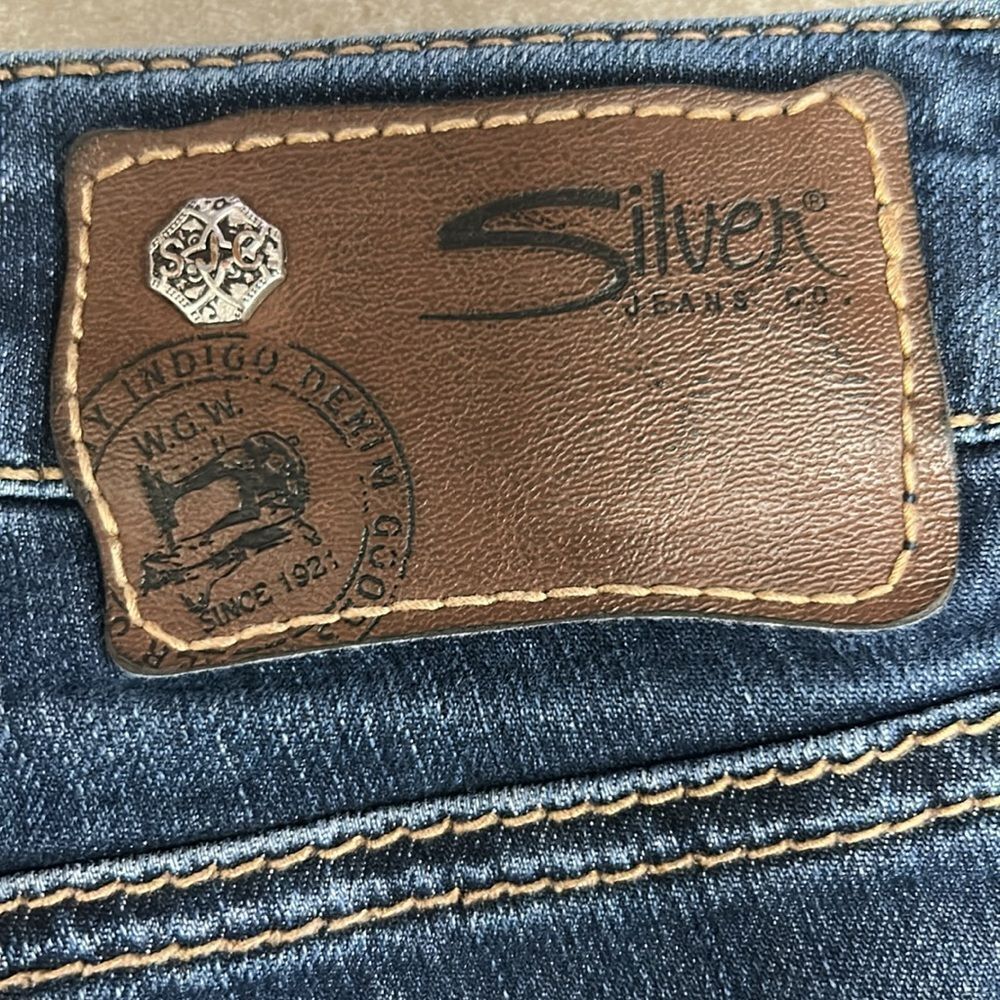 Silver Jeans Women’s Dark Blue Jeggings - Picture 4 of 7